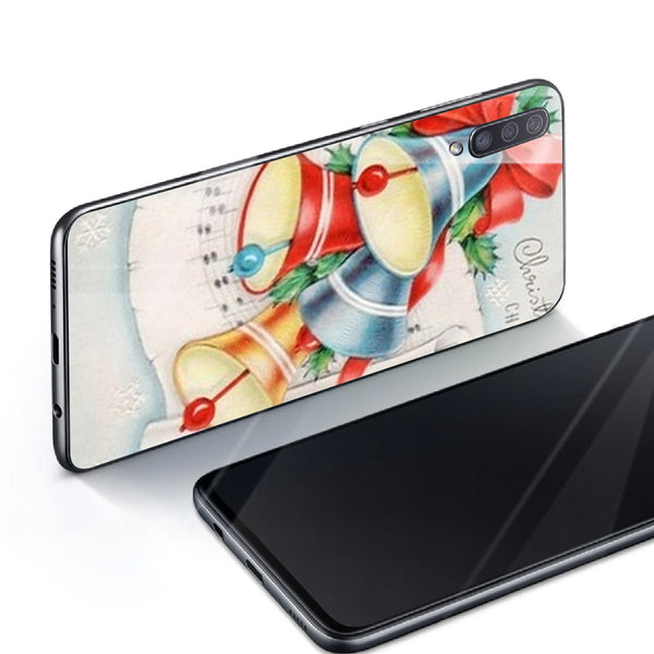 Merry Chrismas Tempered Glass Phone Case for Samsung Galaxy A70