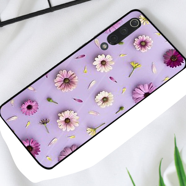 Beautiful Flowers Tempered Glass Phone Case for Xiaomi Mi 9 SE
