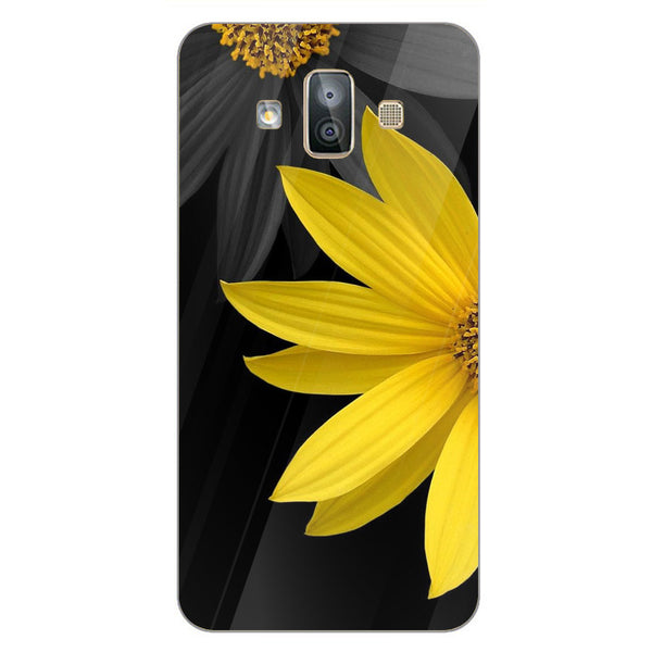 Beautiful Flowers Tempered Glass Phone Case for Samsung Galaxy J7 Duo