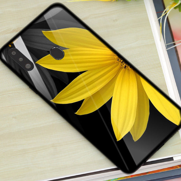 Beautiful Flowers Tempered Glass Phone Case for Samsung