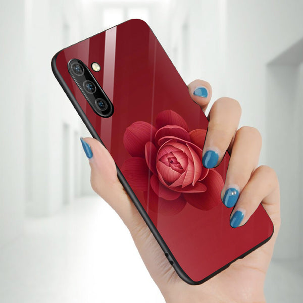 Beautiful Flowers Tempered Glass Phone Case for Samsung Galaxy Note 10