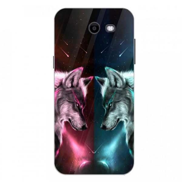 Wolf Eyes Tempered Glass Phone Case for Samsung Galaxy J3 Prime