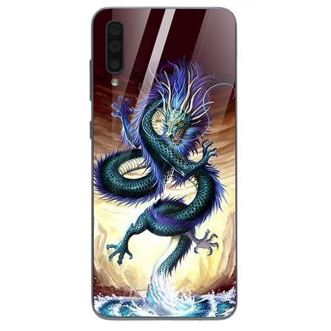 Dragon Tempered Glass Phone Case for Samsung Galaxy A70