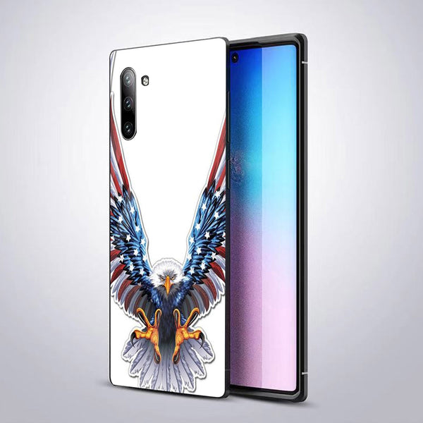 Eagle Tempered Glass Phone Case for Samsung Galaxy Note 10