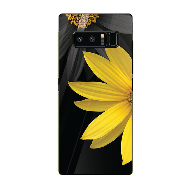 Beautiful Flowers Tempered Glass Phone Case for Samsung Galaxy Note 8