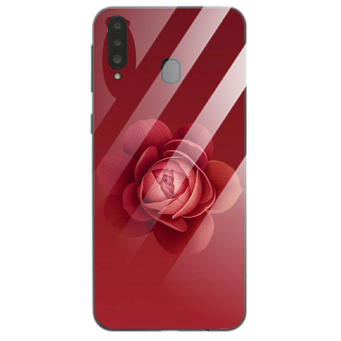 Beautiful Flowers Tempered Glass Phone Case for Samsung