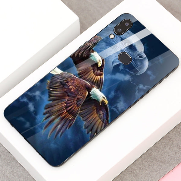 Eagle Tempered Glass Phone Case for Samsung Galaxy A10S