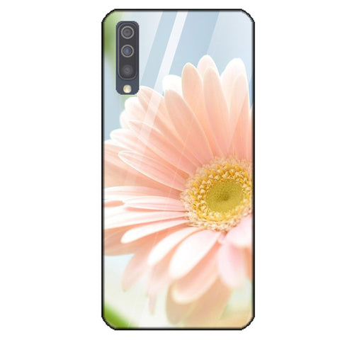 Beautiful Flowers Tempered Glass Phone Case for Samsung Galaxy A50