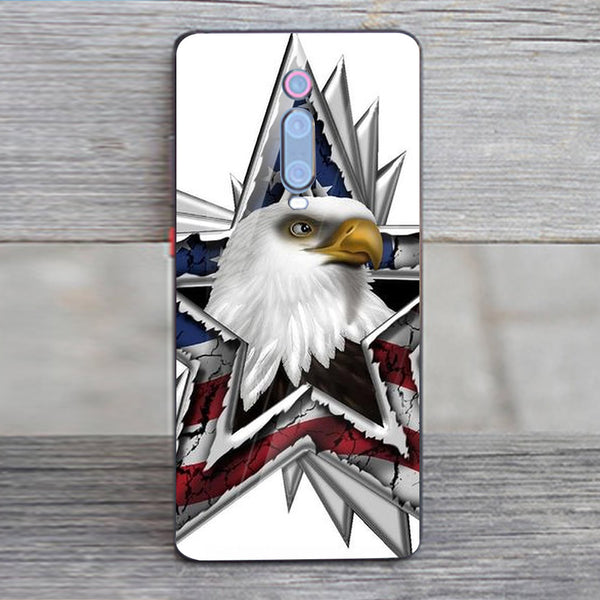 Eagle Tempered Glass Phone Case for Xiaomi Redmi K20