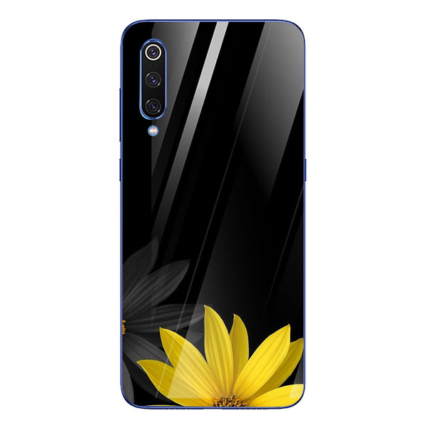 Beautiful Flowers Tempered Glass Phone Case for Xiaomi Mi 9 SE