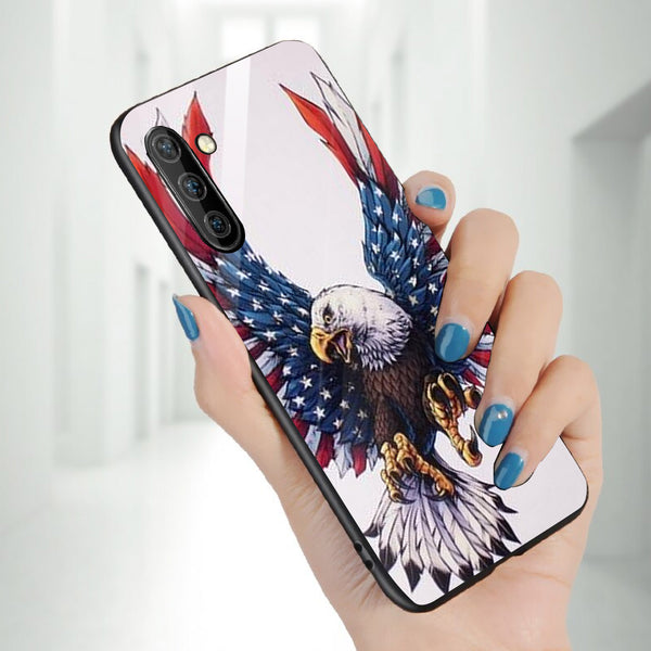 Eagle Tempered Glass Phone Case for Samsung Galaxy Note 10