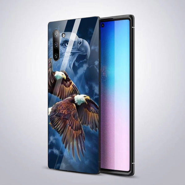 Eagle Tempered Glass Phone Case for Samsung Galaxy Note 10