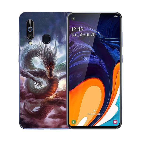 Dragon Tempered Glass Phone Case for Samsung Galaxy A60