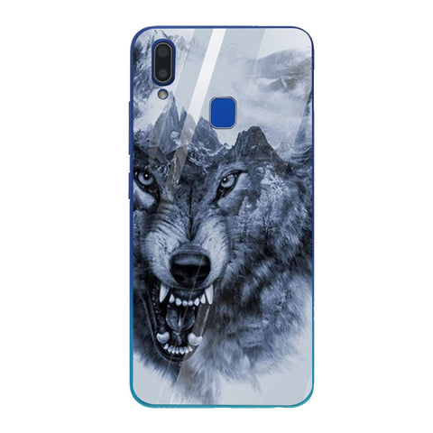 Wolf Eyes Tempered Glass Phone Case for Vivo Y95