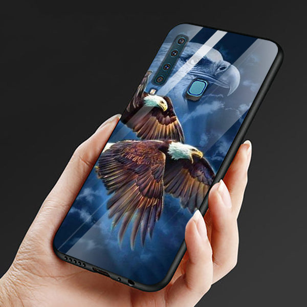 Eagle Tempered Glass Phone Case for Samsung Galaxy A9 2018