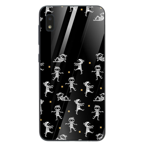 Halloween Skull Tempered Glass Phone Case for Samsung Galaxy A10