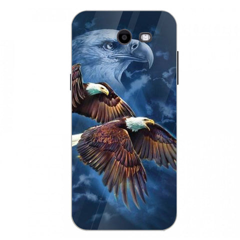 Eagle Tempered Glass Phone Case for Samsung Galaxy J3 Prime