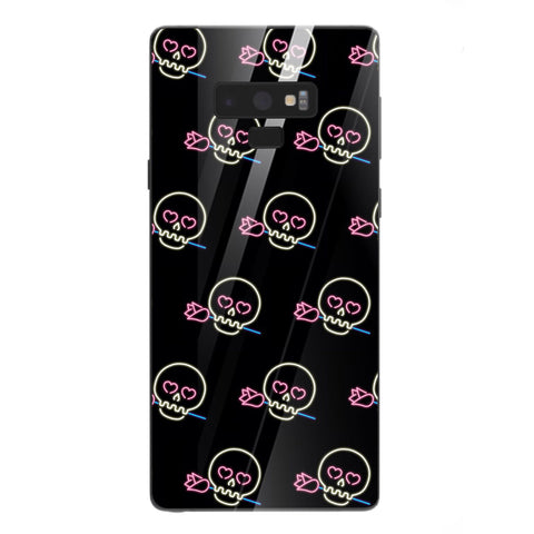 Halloween Skull Tempered Glass Phone Case for Samsung Galaxy Note 9