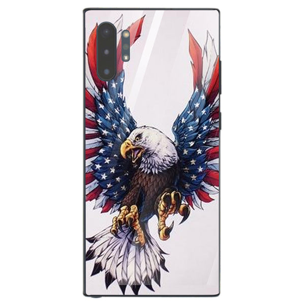 Eagle Tempered Glass Phone Case for Samsung Galaxy Note 10 Plus