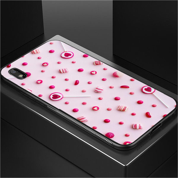 Beautiful Flowers Tempered Glass Phone Case for Samsung Galaxy A10
