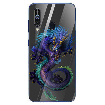 Dragon Tempered Glass Phone Case for Samsung Galaxy A60
