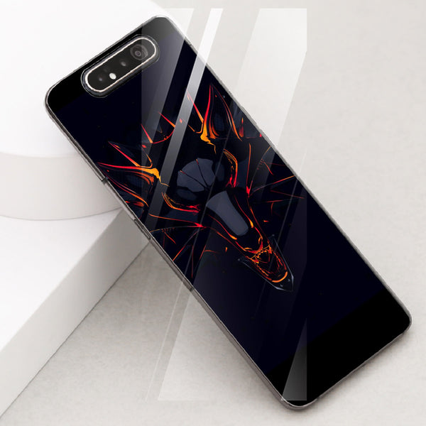 Wolf Eyes Tempered Glass Phone Case for Samsung Galaxy A80