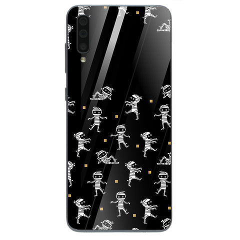 Halloween Skull Tempered Glass Phone Case for Samsung Galaxy A70