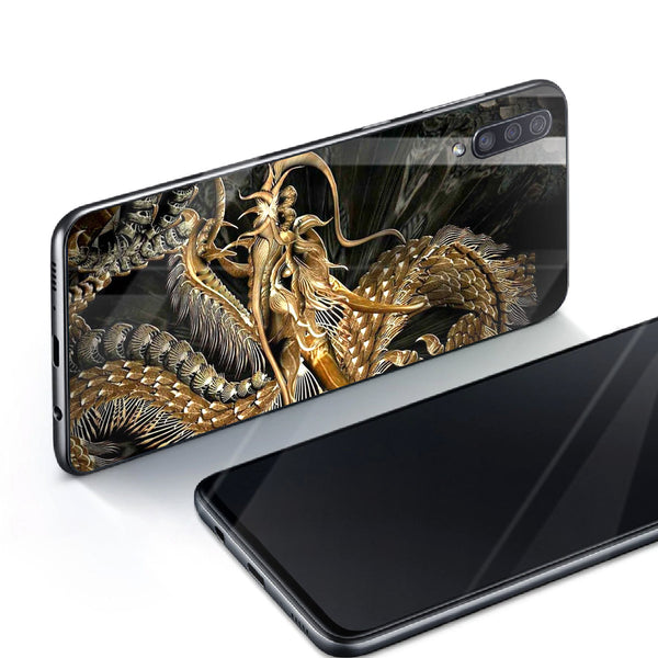 Dragon Tempered Glass Phone Case for Samsung Galaxy A70