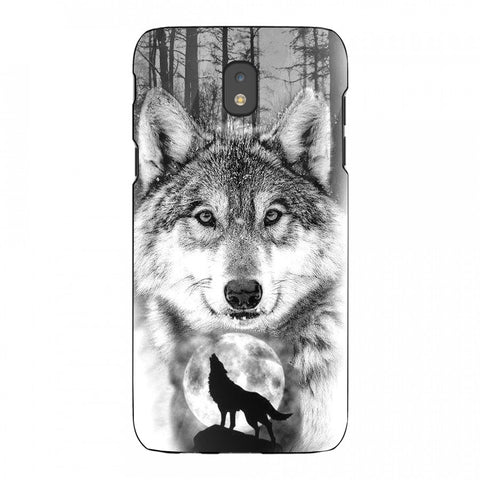 Wolf Eyes Tempered Glass Phone Case for Samsung Galaxy J5 Pro