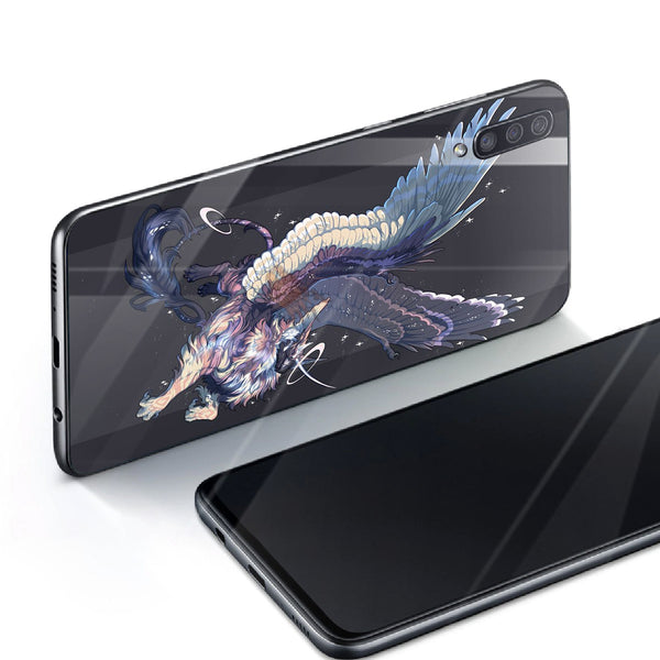 Dragon Tempered Glass Phone Case for Samsung Galaxy A70