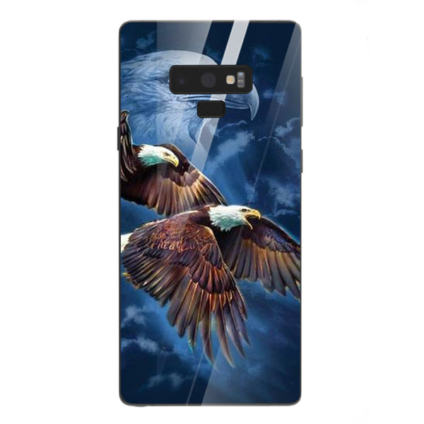 Eagle Tempered Glass Phone Case for Samsung Galaxy Note 9