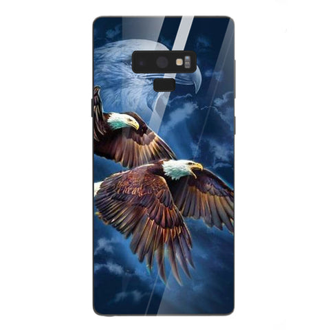 Eagle Tempered Glass Phone Case for Samsung Galaxy Note 9