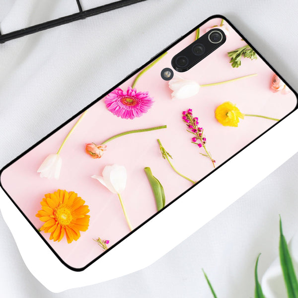 Beautiful Flowers Tempered Glass Phone Case for Xiaomi Mi 9 SE