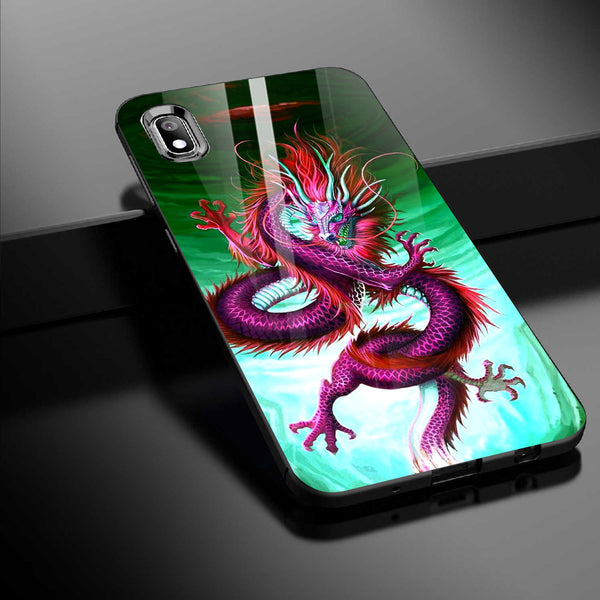 Dragon Tempered Glass Phone Case for Samsung Galaxy A10