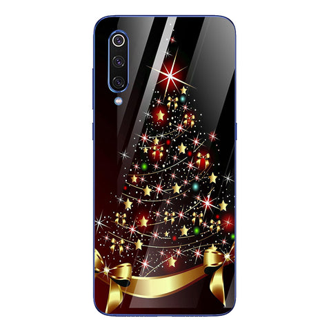 Merry Chrismas Tempered Glass Phone Case for Xiaomi Mi 9 SE