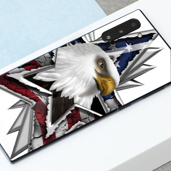 Eagle Tempered Glass Phone Case for Samsung Galaxy Note 10