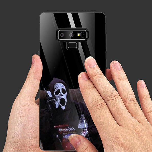 Halloween Skull Tempered Glass Phone Case for Samsung Galaxy Note 9