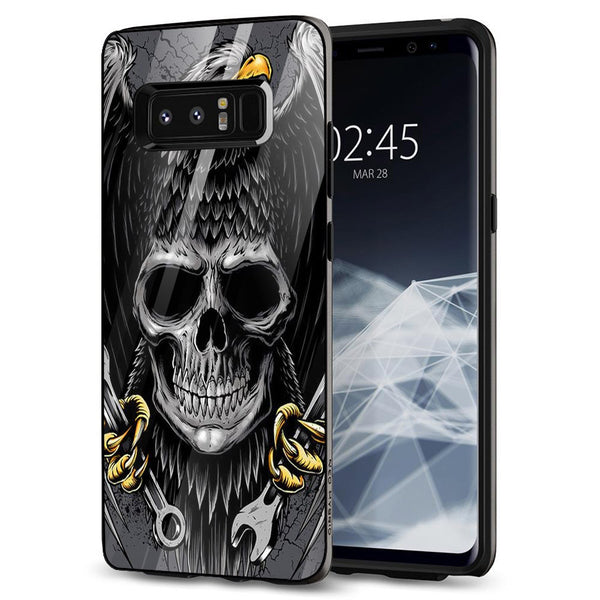 Eagle Tempered Glass Phone Case for Samsung Galaxy Note 8