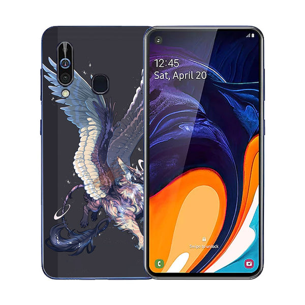 Dragon Tempered Glass Phone Case for Samsung Galaxy A60