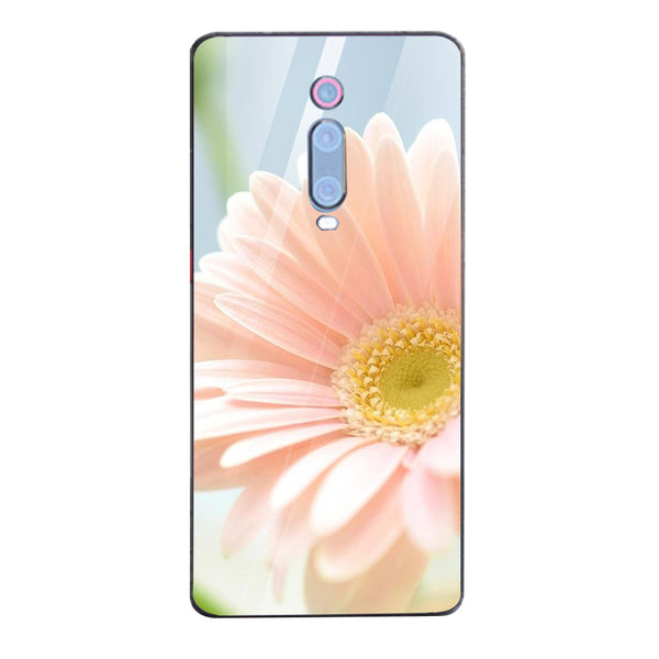 Beautiful Flowers Tempered Glass Phone Case for Xiaomi Redmi K20 Pro
