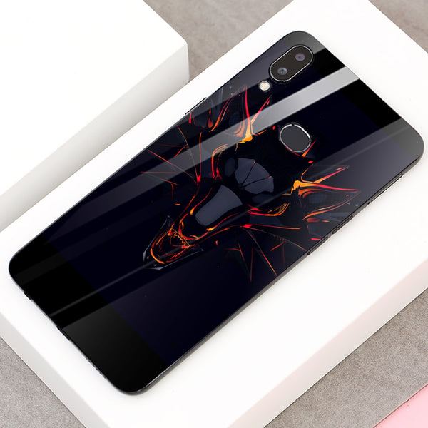 Wolf Eyes Tempered Glass Phone Case for Samsung Galaxy A10S
