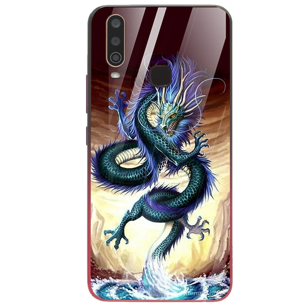 Dragon Tempered Glass Phone Case for Vivo Y17