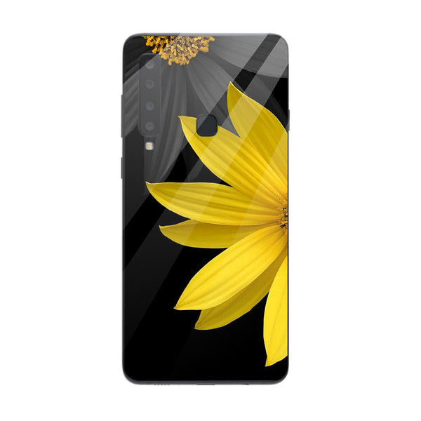Beautiful Flowers Tempered Glass Phone Case for Samsung Galaxy A9 2018