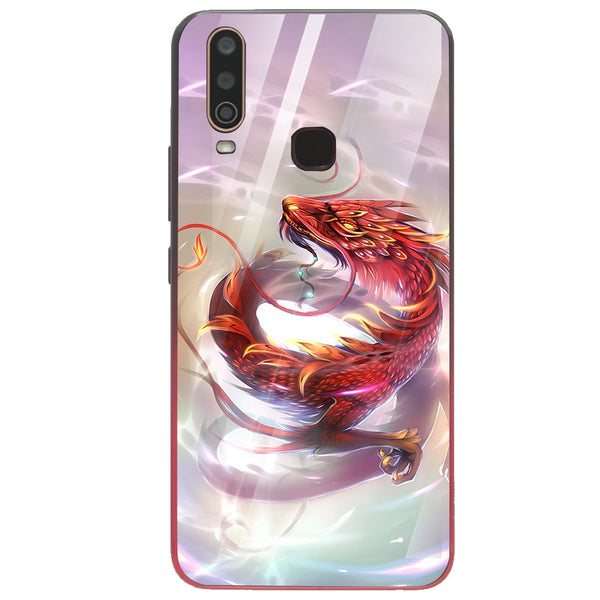 Dragon Tempered Glass Phone Case for Vivo Y17