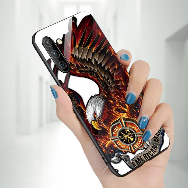 Eagle Tempered Glass Phone Case for Samsung Galaxy Note 10
