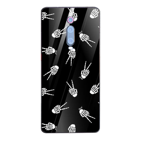 Halloween Skull Tempered Glass Phone Case for Xiaomi Redmi K20