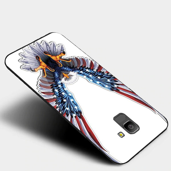 Eagle Tempered Glass Phone Case for Samsung Galaxy J6 2018