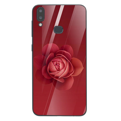 Beautiful Flowers Tempered Glass Phone Case for Samsung Galaxy A10S