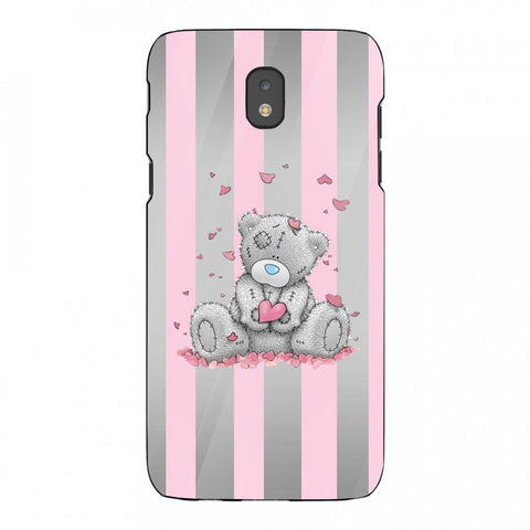 Cute Teddy Bear Tempered Glass Phone Case for Samsung Galaxy J5 Pro