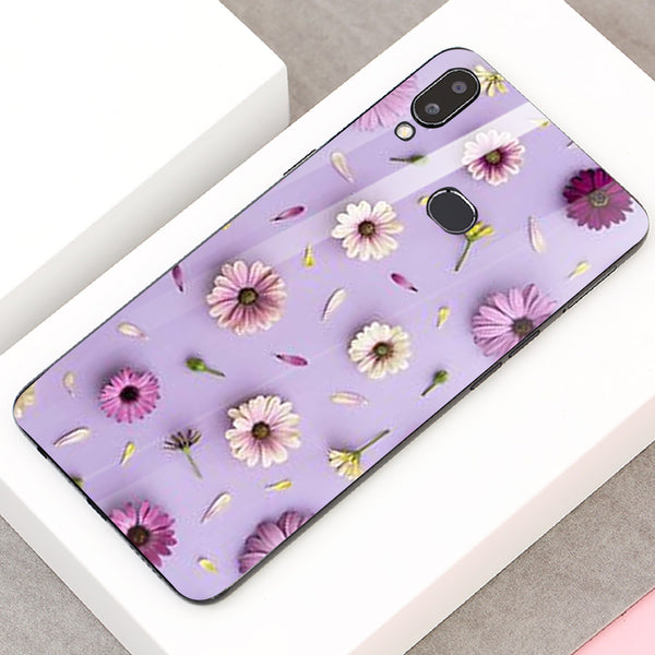 Beautiful Flowers Tempered Glass Phone Case for Samsung Galaxy A10S